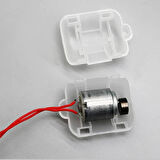 Titreşim Motoru 3V Plastik Kutulu R260 Plastik Kutu Elektrikli Masaj Makinesi Hayvan Yem 4000 Rpm
