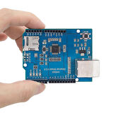 Arduino Ethernet Shield Wiznet W5500 3.3V SPI TCP/IP UDP Network Ağ Lan Haberleşme İnternet Iot Kont