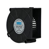 7530 12V DC Salyangoz Fan DFH7530 3D Yazıcı Soğutma Fanı Santirfüj Havalandırma Klima Türbin Kuluçka