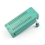 28 Pin Zif Soket Mandallı Kolay Entegre Montaj Aparatı Geliştirme Kartı Altın Kaplama 2.54mm DIP ZIF