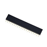 20 Pin Tek Sıra Dişi Header 180 Derece 1x20 Pin 2.54mm Soket Konnektör Breadboard Pcb Devre Bağlantı