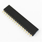 16 Pin Tek Sıra Dişi Header 180 Derece 1x16 Pin 2.54mm Soket Konnektör Breadboard Pcb Devre Bağlantı