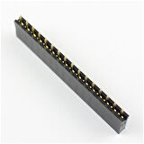 16 Pin Tek Sıra Dişi Header 180 Derece 1x16 Pin 2.54mm Soket Konnektör Breadboard Pcb Devre Bağlantı