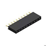10 Pin Tek Sıra Dişi Header 180 Derece 1x10 Pin 2.54mm Soket Konnektör Breadboard Pcb Devre Bağlantı