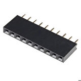 10 Pin Tek Sıra Dişi Header 180 Derece 1x10 Pin 2.54mm Soket Konnektör Breadboard Pcb Devre Bağlantı
