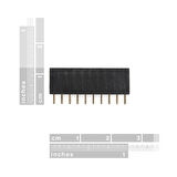 2x10 Pin Dişi Header Çift Sıra 180 Derece 2.54mm Bölünebilir Konnektör Soket Breadbord Pcb Devre Bağ