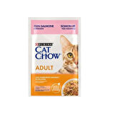 Cat Chow Somonlu Yetişkin Konserve Kedi Maması 85 Gr