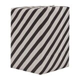 Yerli Ambalaj Kağıdı Beyaz Siyah Verev Çizgili 40gr 70x10cm 10'lu Paket