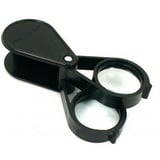 Görsel Alet İnceleme Aleti Minik Gereç -20x30 2k-30mm çıft Optik Lens Katlanan Cep Büyüteç.
