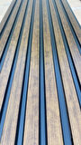 ATC 12x145 cm Antik Ceviz PVC Duvar Lambiri Ofis Salon Tv Arkası Dekoratif ATC Lambiri Panel