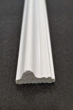 Dekoratif Boyanabilir 1 Adet 4 cm x 120 cm Eğimli Polistren Duvar Çıtası Salon Koridor Tablo Çıta