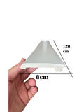 8cmx120cm Munut PVC Süpürgelik Suya Neme Dayanıklı PVC Parke Seramik Salon Mutfak Süpürgeliği