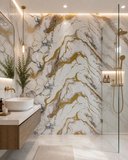 60cm x 3 Metre Tek Parça Yapışkanlı Rulo Aeno Mix Duvar Paneli Kağıdı Silinebilir Salon Ofis TX-121