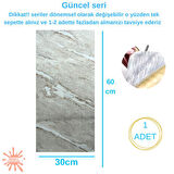 BS1664 Kendinden Yapışkanlı 1Adet 30x60cm Mermer Desenli Esnek Karavan Banyo Wc Duvar Kaplama Paneli