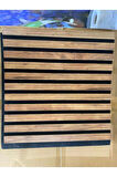 50x50cm 1 Adet Dekoratif Akustik Panel 3mm Keçe Ve 8mm Mdflam Salon Ofis Duvar Çıtası Paneli Kula