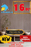 16 M² 1.Sınıf Kalite Silinebilir Lambri Panel Ahşap Duvar Çıtası Desenli Premium Duvar Kağıdı 3406