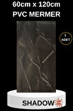 Alternatif Kaplama UV PVC Mermer Panel Shadow 1 Adet 60x120cm Ev Ofis Otel Duvar Kaplama Paneli