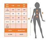 RED BLOOD Kadın Askılı Geometrik Desen Yırtmaçlı Dalgıç Elbise