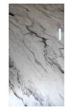 Alternatif Kaplama UV PVC Fırtına Mermer Desenli 1 Adet 60x120cm Ev Ofis Otel Duvar Kaplama Paneli