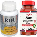 Rdu Prosgold Ardıç Saw Palmetto Civanperçemi Erkekler Sizin İçin 60 Tablet Nevfix Çinko 120 Tablet