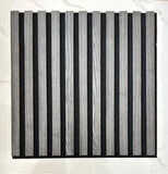 50x50cm 1 Adet Gri Renk Akustik Panel 3mm Keçe Ve 8mm Mdflam Salon Ofis Duvar Çıtası Paneli Soma