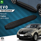 S-Dizayn Renault Captur Evo Siyah Yan Basamak 173 Cm 2013-2020 A+ Kalite