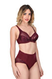 Bordo Mı Emay 177 C Toparlayıcı Sütyen Takım