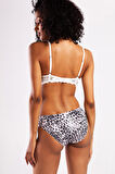 Goldy Heavy Push Up Bra, Gri Leopar Konforlu Ve Şık Sütyen