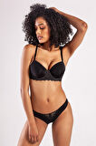 Garland Big Size Plunge Bra, Black Konforlu Ve Şık Sütyen