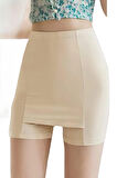 Çift Katmanlı Etek Altı Şort Korse Kadın 4432
