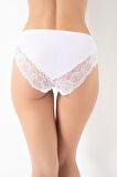 G-box 932 Kadın Dantel Detaylı Cotton Bikini Külot