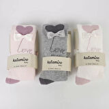 Sudan Aks Kız Bebek Külotlu Çorap K62302 Asorti