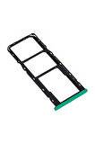 OPPO REAL ME C3 Uyumlu Sim Tray Yeşil