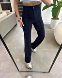 Reka Moda Kadın Yüksek Bel Full Likralı Krep Kumaş Pantolon