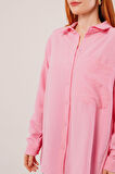 Reka Moda Salaş Kesim Cepli Pembe Gömlek