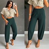 Reka Moda Kadın Yüksek Bel Krep Pantolon