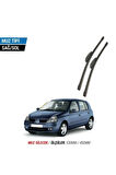 RENAULT CLİO-2 1998-2005 2'li Ön Cam Sileceği Sağ Sol Silecek Takımı Muz Silecek