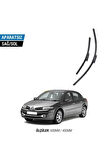 RENAULT MEGANE-2 2006-2009 2'li Ön Cam Sileceği Sağ Sol Silecek Takımı Muz Silecek