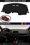 Renault Fluence İçin Uygun Torpido Koruma Halısı Siyah Kenar Renk Siyah
