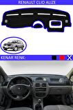 Renault Kangoo 2009-2019 İçin Uygun Torpido Koruma Halısı Siyah Kenar Renk Mavi