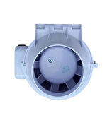 BVN Bahçıvan Bmfx St 100 Plastik Yuvarlak Karma Akışlı Çift Hızlı Kanal Fanı 195 M3/H