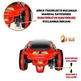 Müzikli ve Led Işıklı Akülü Atv 6v Ranger Kırmızı