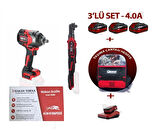 -ARM- 1/2 Şarjlı Cırcır JB120 1/2 Somun Sökme Sıkma 1100 Nm 810S