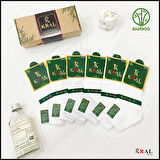 Erkek Çorap 6 Çift Dikişsiz Yazlık Bambu Kısa Patik Set (HEDİYE KUTULU)