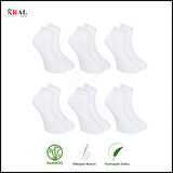 Erkek Çorap 6 Çift Dikişsiz Yazlık Bambu Kısa Patik Set (HEDİYE KUTULU)