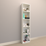 ALİNA SUNTALAM KİTAPLIK  ( 40 x 180 cm ) BEYAZ ( PARLAK )