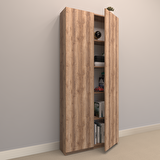 ASYA SUNTALAM KİTAPLIK ( 80 x 180 cm ) - KAPAKLI SACRAMENTO ( MAT )