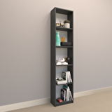 ASYA SUNTALAM KİTAPLIK  ( 40 x 180 cm ) ANTRASİT ( MAT )