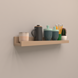 SETLİ DUVAR RAFI 60 cm  CAPPİCİNO