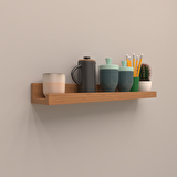 SETLİ DUVAR RAFI 120 cm  BAMBU ( MAT )